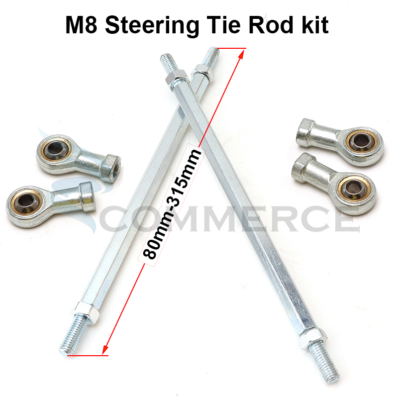 Kids Outdoor Quad - 1pair 80mm-315mm Steering Tie Rod kit