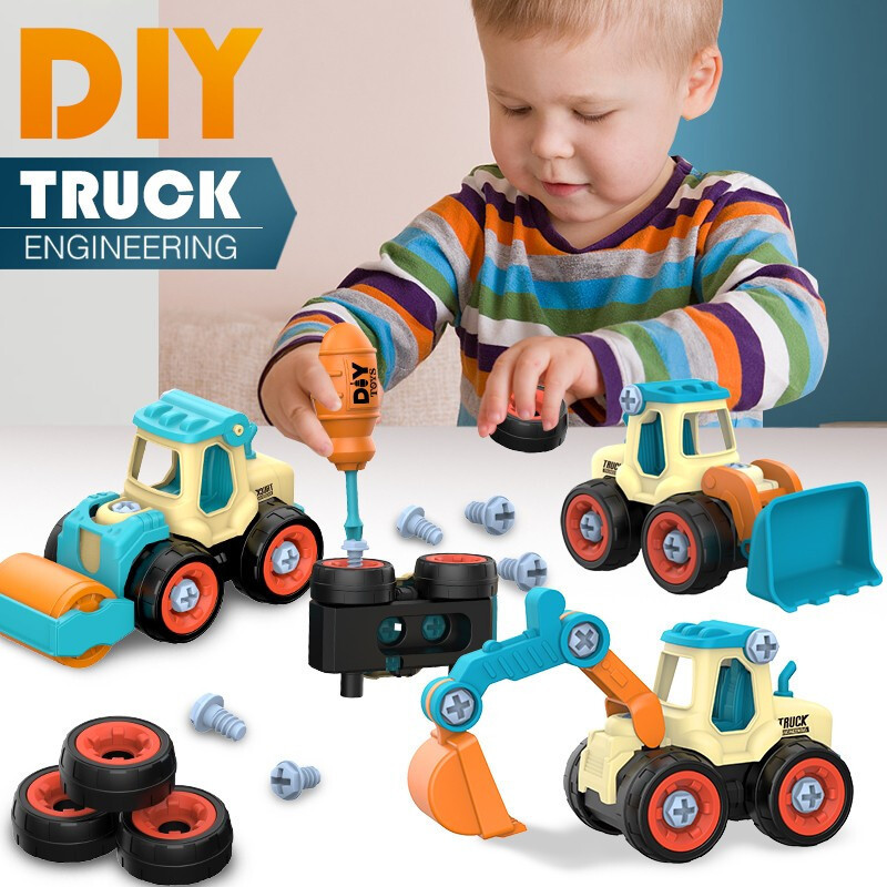 Kids Outdoor Digger - Nut Disassembly Loading Unloading Engineering Truck