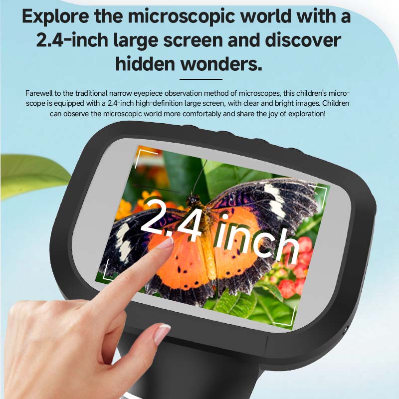 2.4 Inch Mini Microscope 1600X - Kids.Outdoor Utensils ulasan dan harga