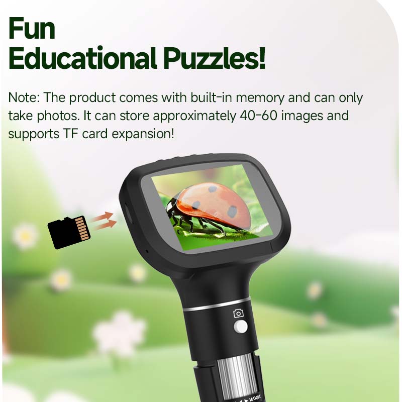 2.4 Inch Mini Microscope 1600X - Kids.Outdoor Utensils ulasan dan harga