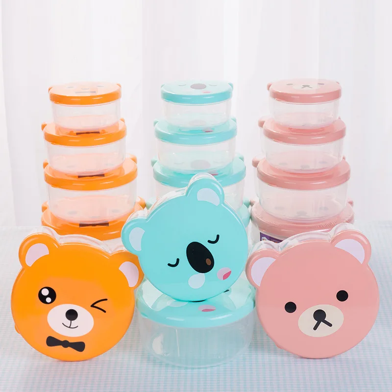 4pcs/set Children Plastic Bent - Kids.Outdoor Utensils ulasan dan harga