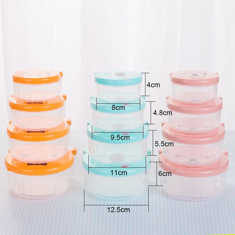 4pcs/set Children Plastic Bent - Kids.Outdoor Utensils ulasan dan harga