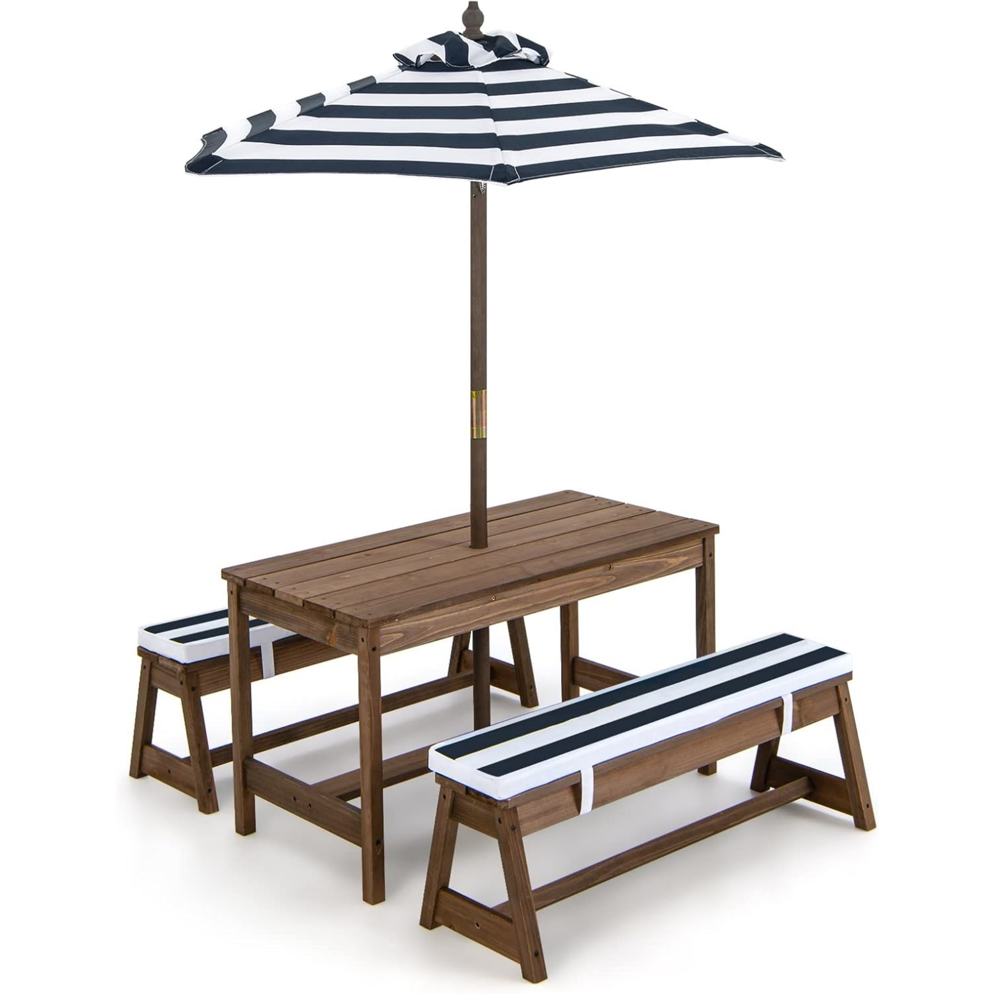 Kids Picnic Table with Umbrell - Kids Outdoor Activity Table ulasan dan harga