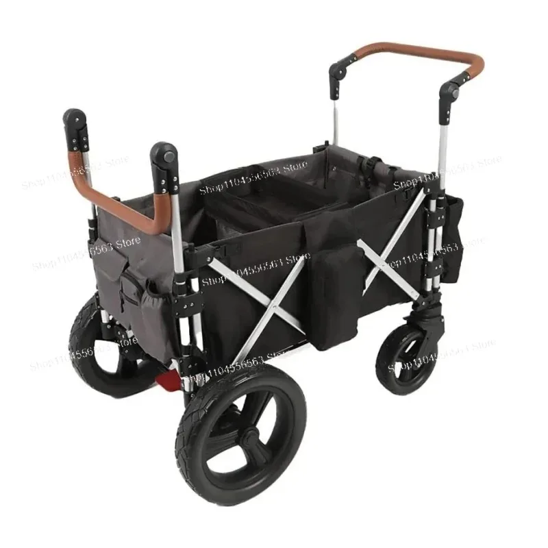 2-Seat Folding Wagon with Cano - Kids.Outdoor Utensils ulasan dan harga