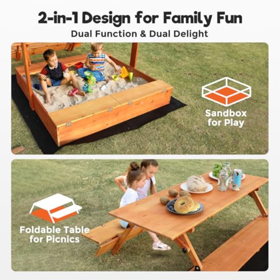 Backyard outdoor kids wooden s - Kids Outdoor Sandbox ulasan dan harga