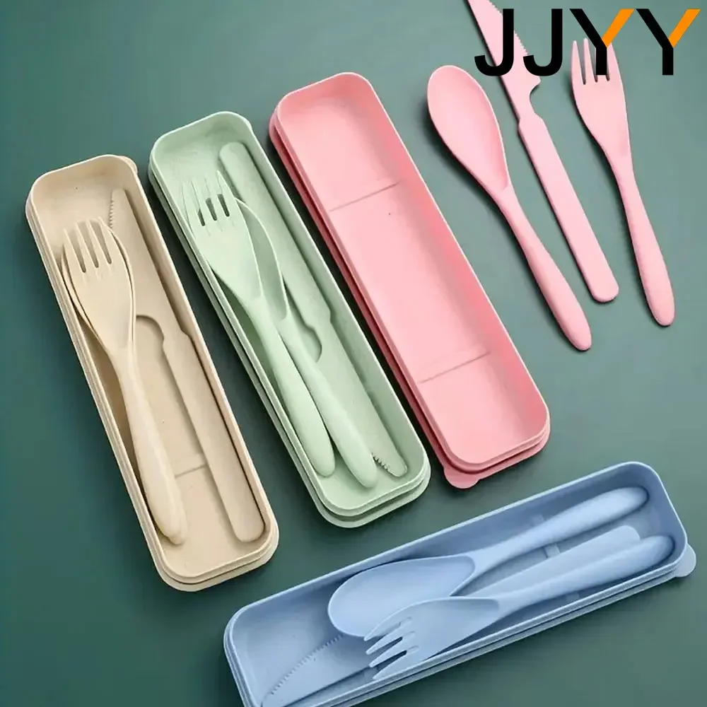Portable Cutlery Set Travel Ca - Kids.Outdoor Utensils ulasan dan harga