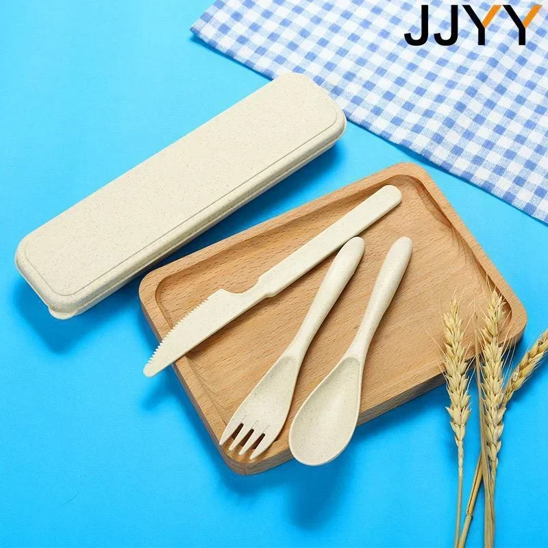 Portable Cutlery Set Travel Ca - Kids.Outdoor Utensils ulasan dan harga
