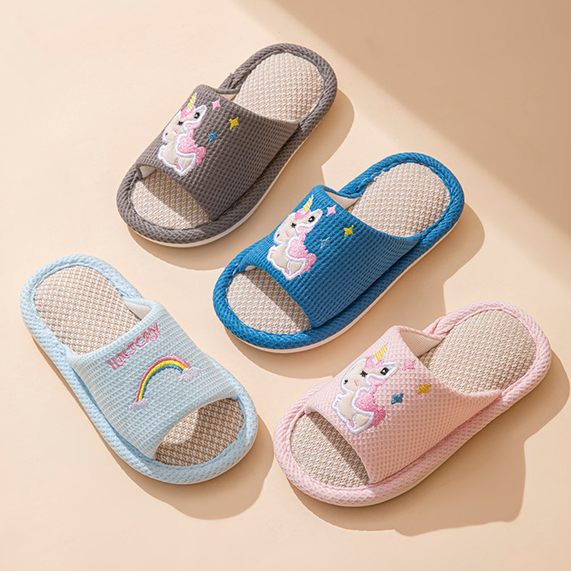 Hemp Cartoon Slippers Children - Kids Outdoor Obstacle Course ulasan dan harga