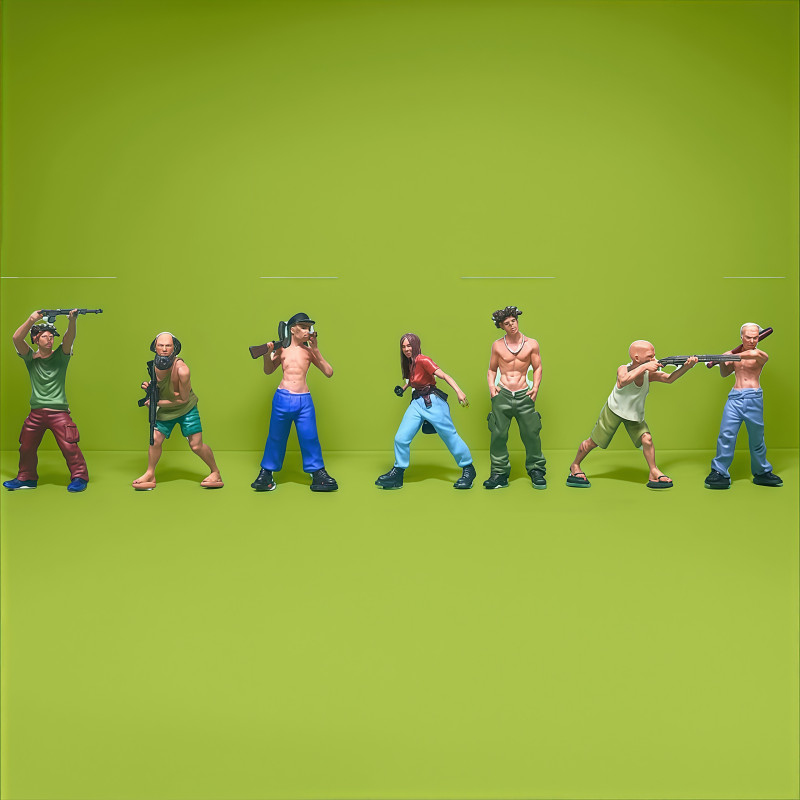 Diorama 1/64 Gang Member Robbe - Kids Outdoor Sandbox ulasan dan harga