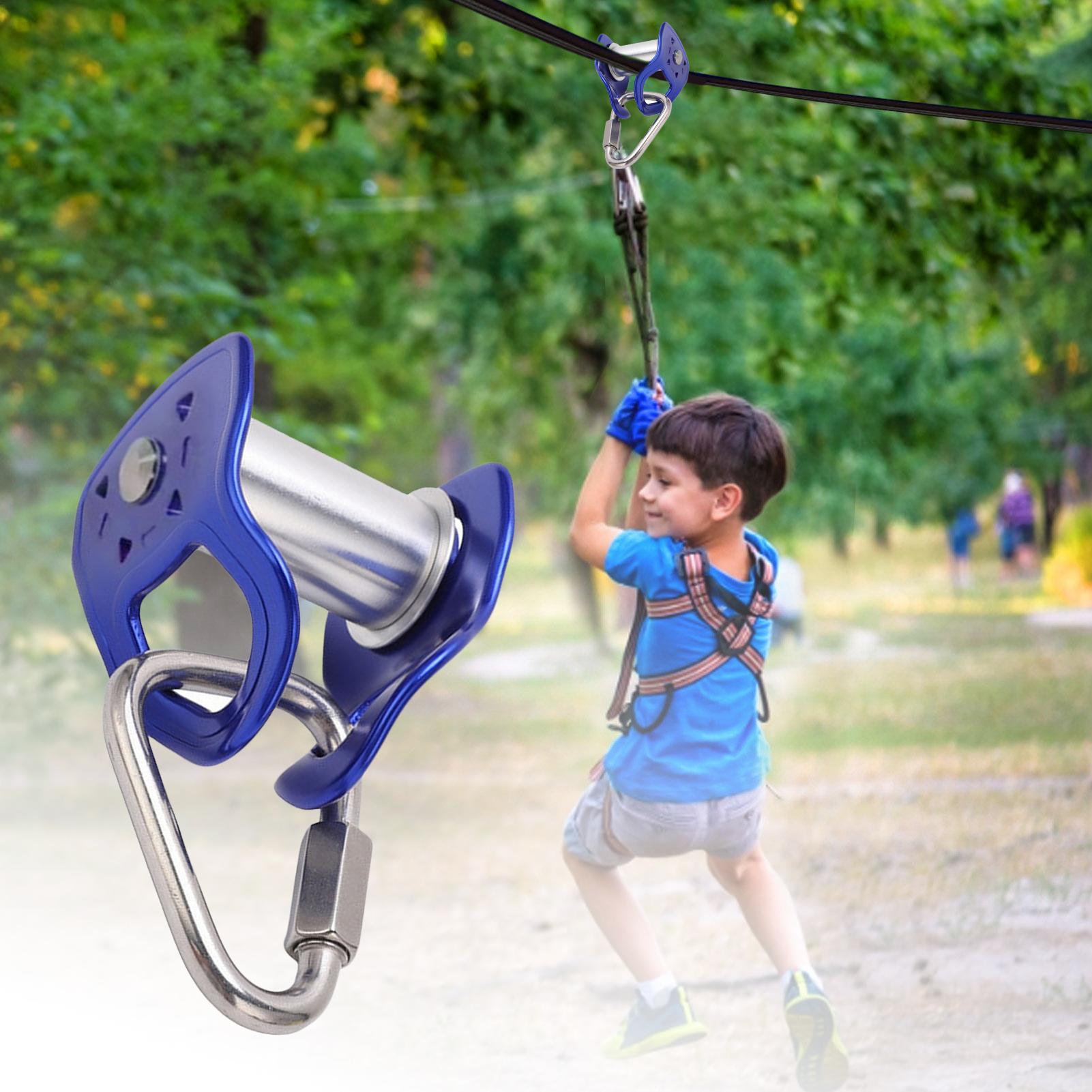 Heavy Duty Zip Line Trolley Qu - Kids Outdoor Obstacle Course ulasan dan harga
