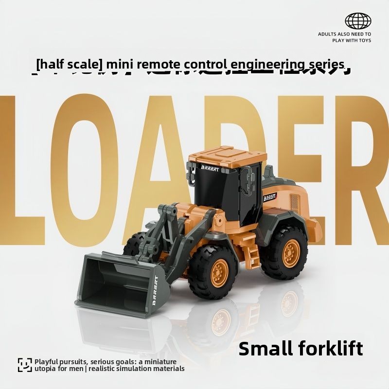 1:64 Metal RC Engineering Car  - Kids Outdoor Digger ulasan dan harga