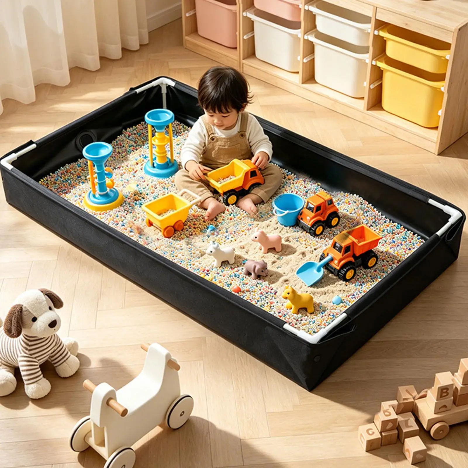 Foldable Sandbox Outdoor Water - Kids Outdoor Sandbox ulasan dan harga