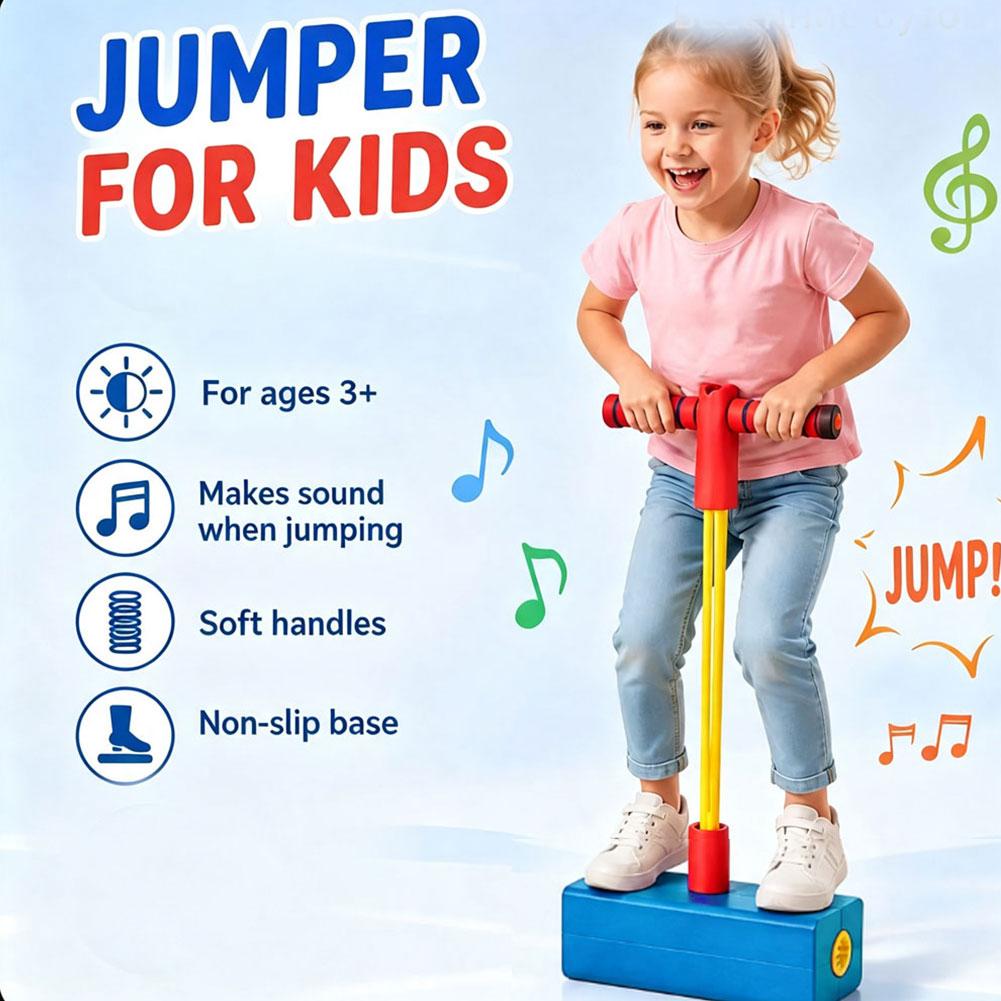 Frog Jump Foam Pogo Stick Kids - Kids Outdoor Jumping Toys ulasan dan harga
