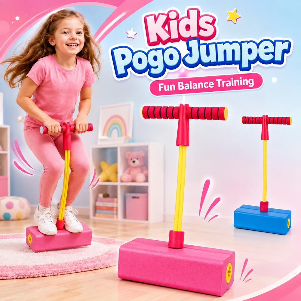 Frog Jump Foam Pogo Stick Kids - Kids Outdoor Jumping Toys ulasan dan harga