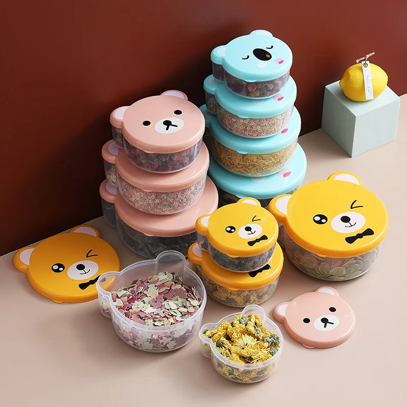 4pcs Children Plastic Cartoon  - Kids.Outdoor Utensils ulasan dan harga