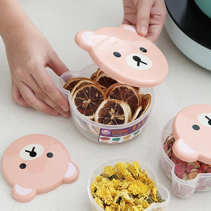 4pcs Children Plastic Cartoon  - Kids.Outdoor Utensils ulasan dan harga