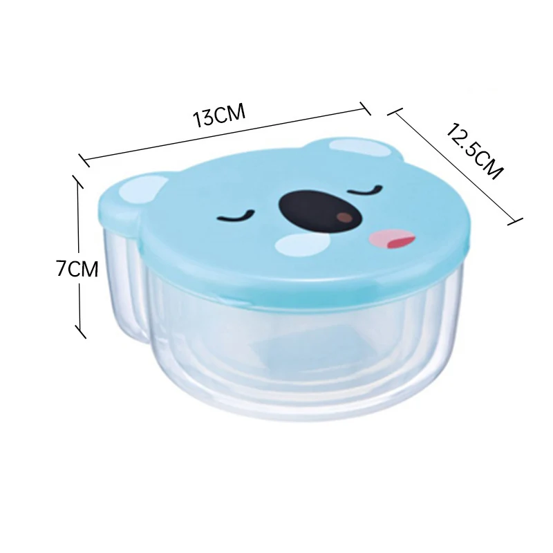 4pcs Children Plastic Cartoon  - Kids.Outdoor Utensils ulasan dan harga