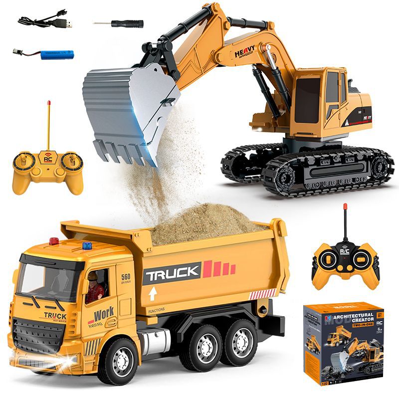 Alloy Remote Control Excavator - Kids Outdoor Digger ulasan dan harga