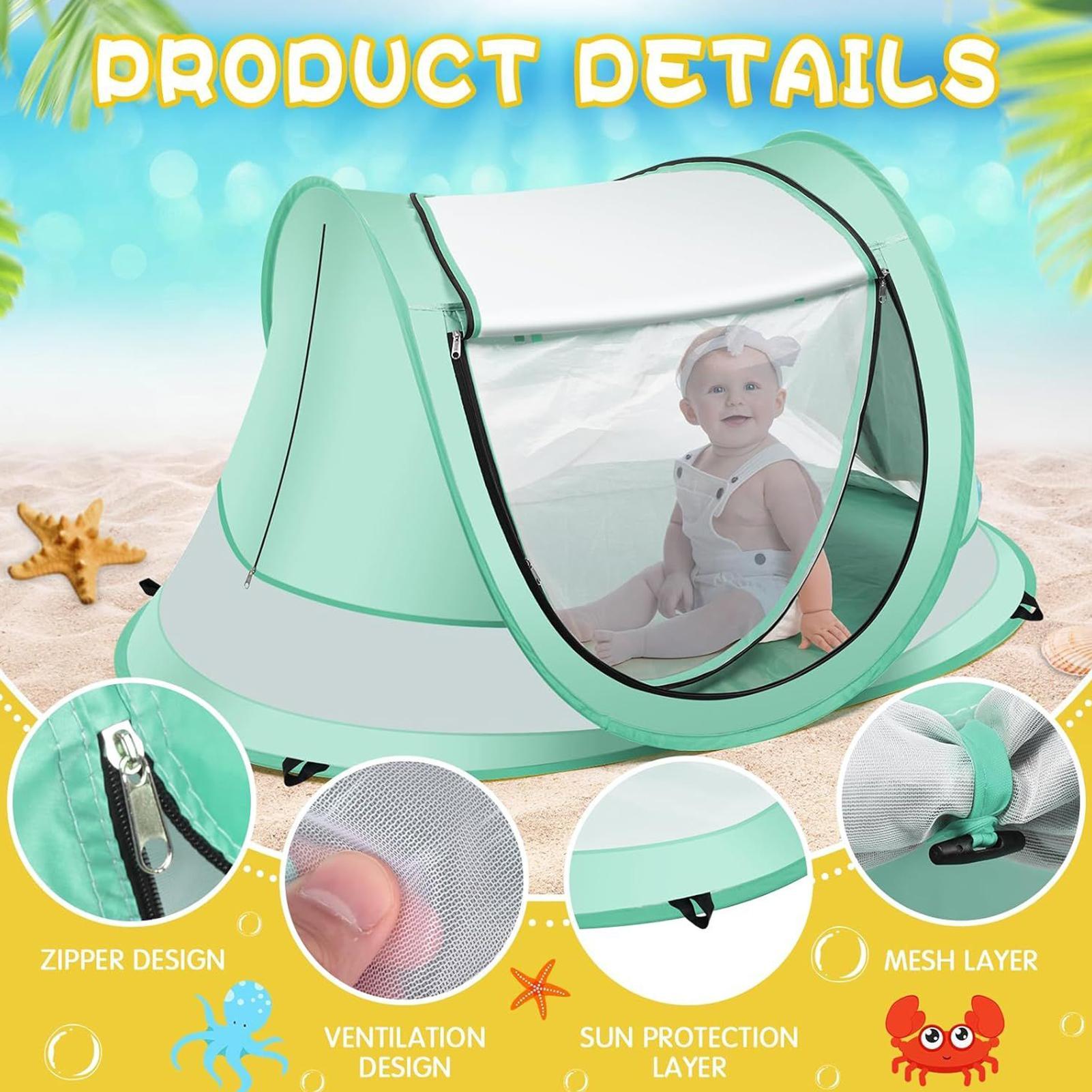Kids Beach Tent UPF 50 Childre - Kids Outdoor Tent ulasan dan harga