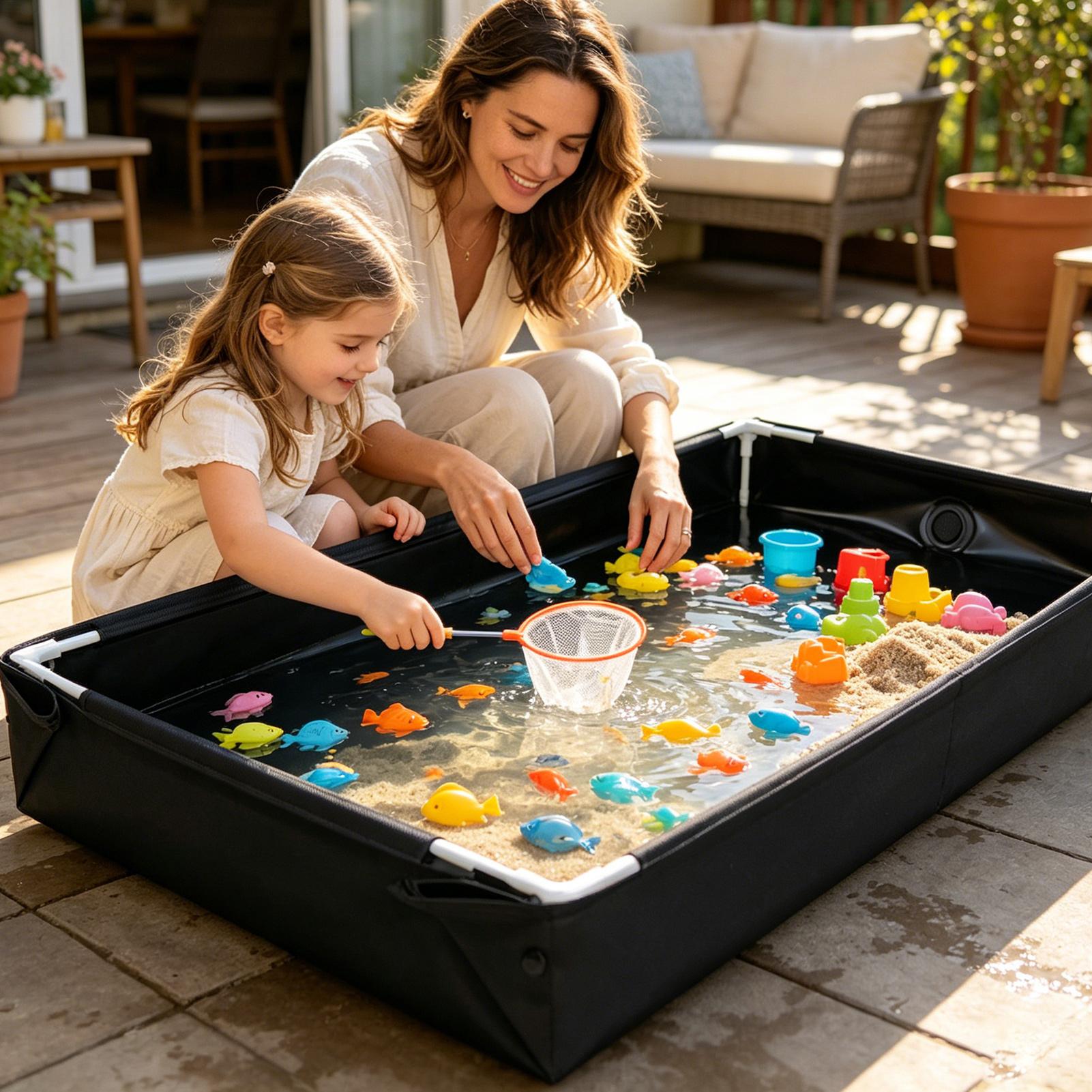 new Outdoor water play and san - Kids Outdoor Sandbox ulasan dan harga