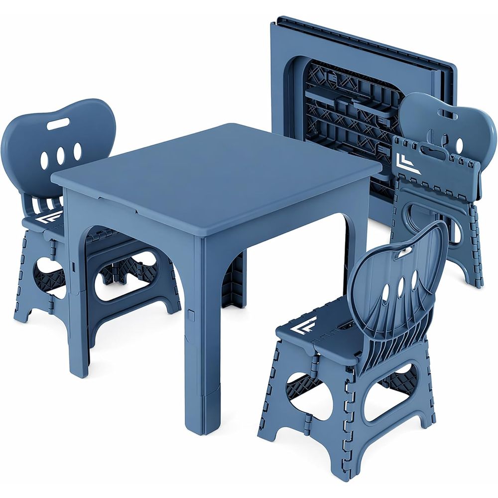 oldable Table and Chair Set, H - Kids Outdoor Activity Table ulasan dan harga