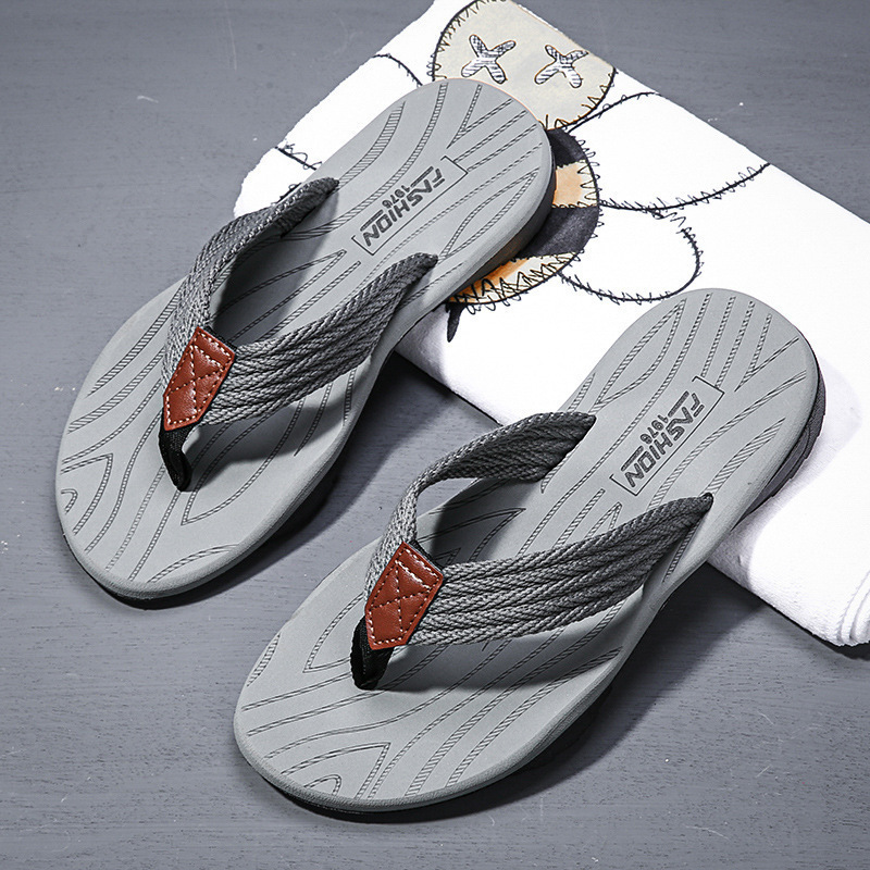Men's Woven Striped Flip-flops - Kids Outdoor Obstacle Course ulasan dan harga