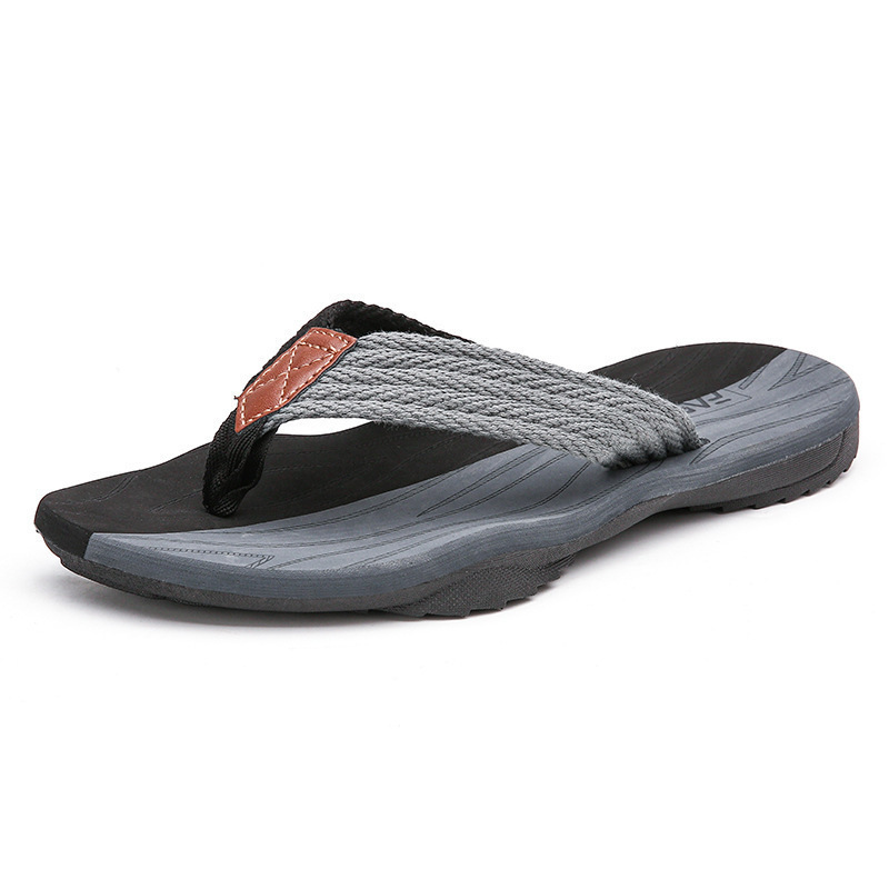 Men's Woven Striped Flip-flops - Kids Outdoor Obstacle Course ulasan dan harga
