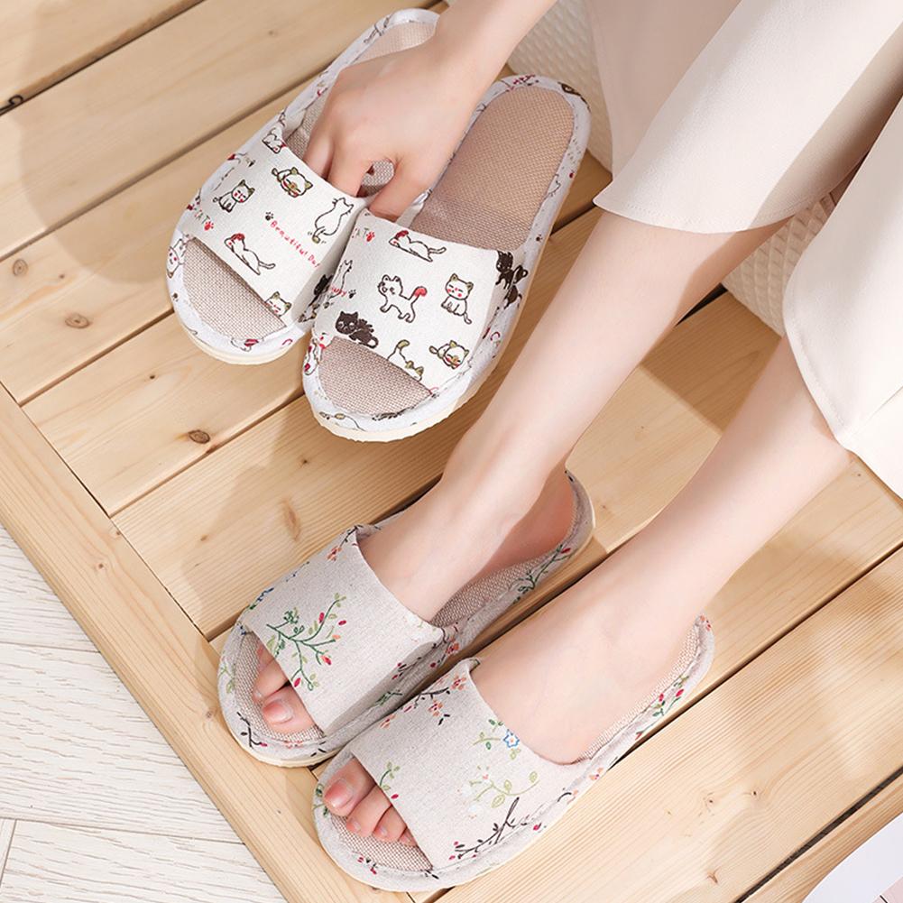 Women Flax Slippers Home Slipp - Kids Outdoor Obstacle Course ulasan dan harga