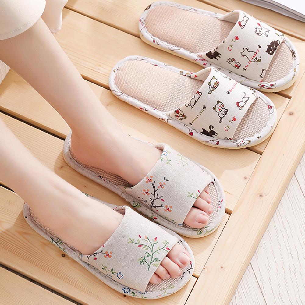 Women Flax Slippers Home Slipp - Kids Outdoor Obstacle Course ulasan dan harga