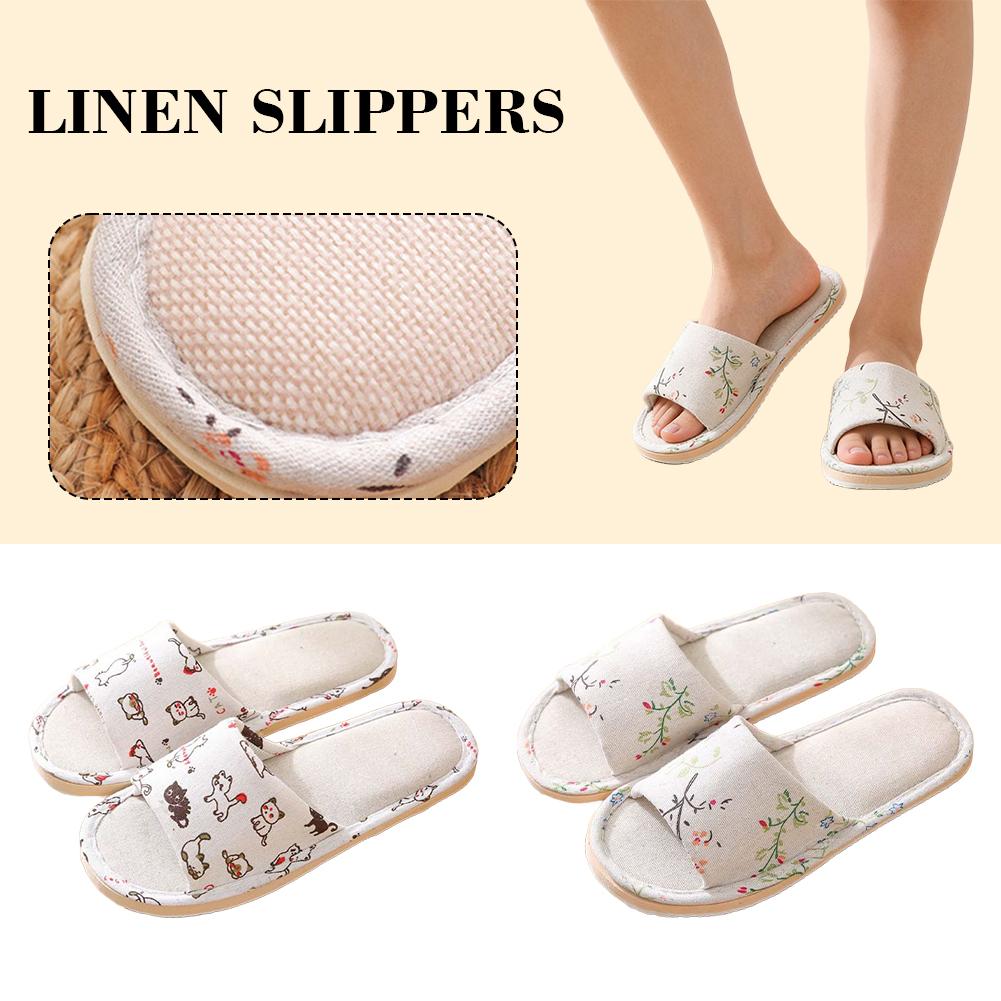 Women Flax Slippers Home Slipp - Kids Outdoor Obstacle Course ulasan dan harga