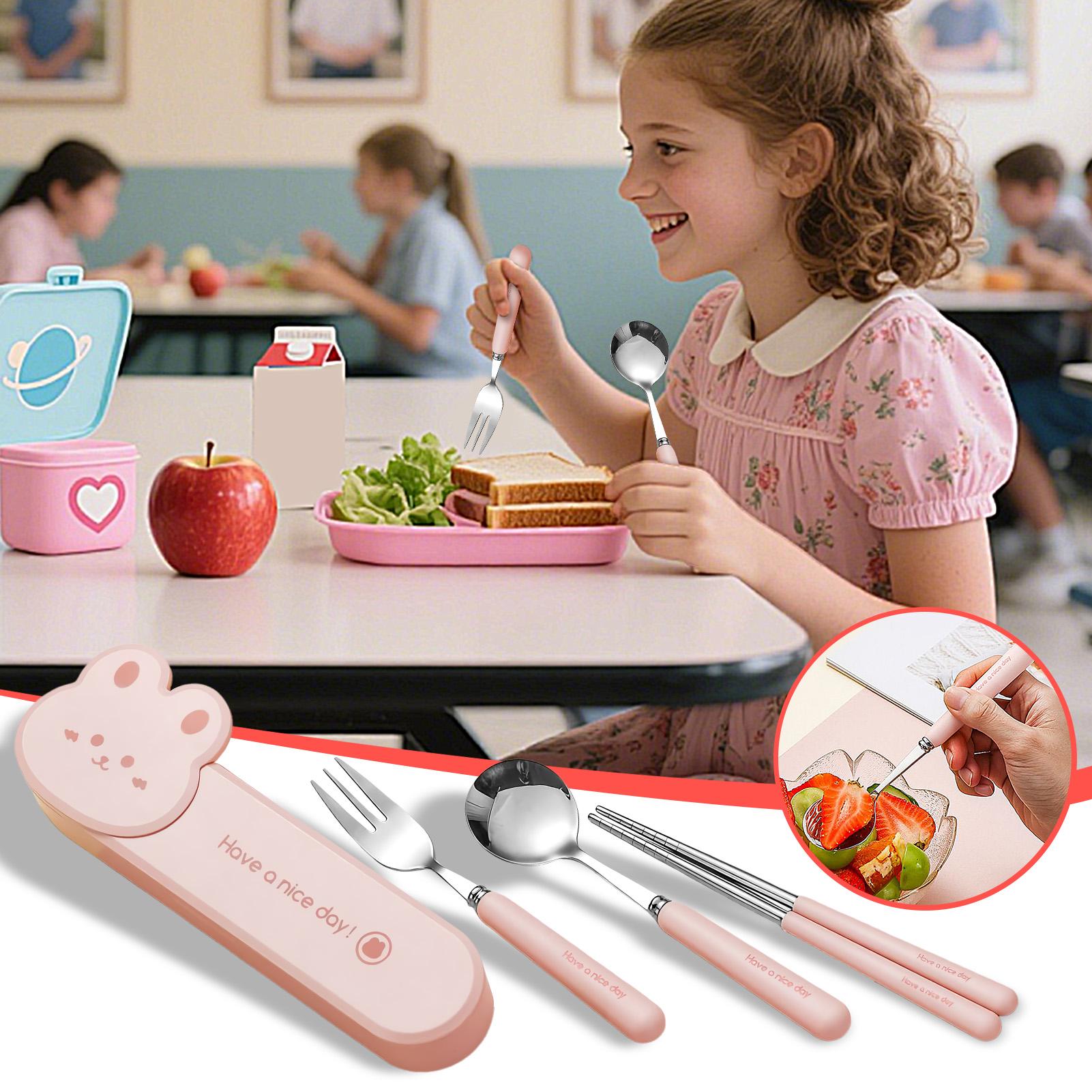 Travel Utensils Lunch Utensil  - Kids.Outdoor Utensils ulasan dan harga