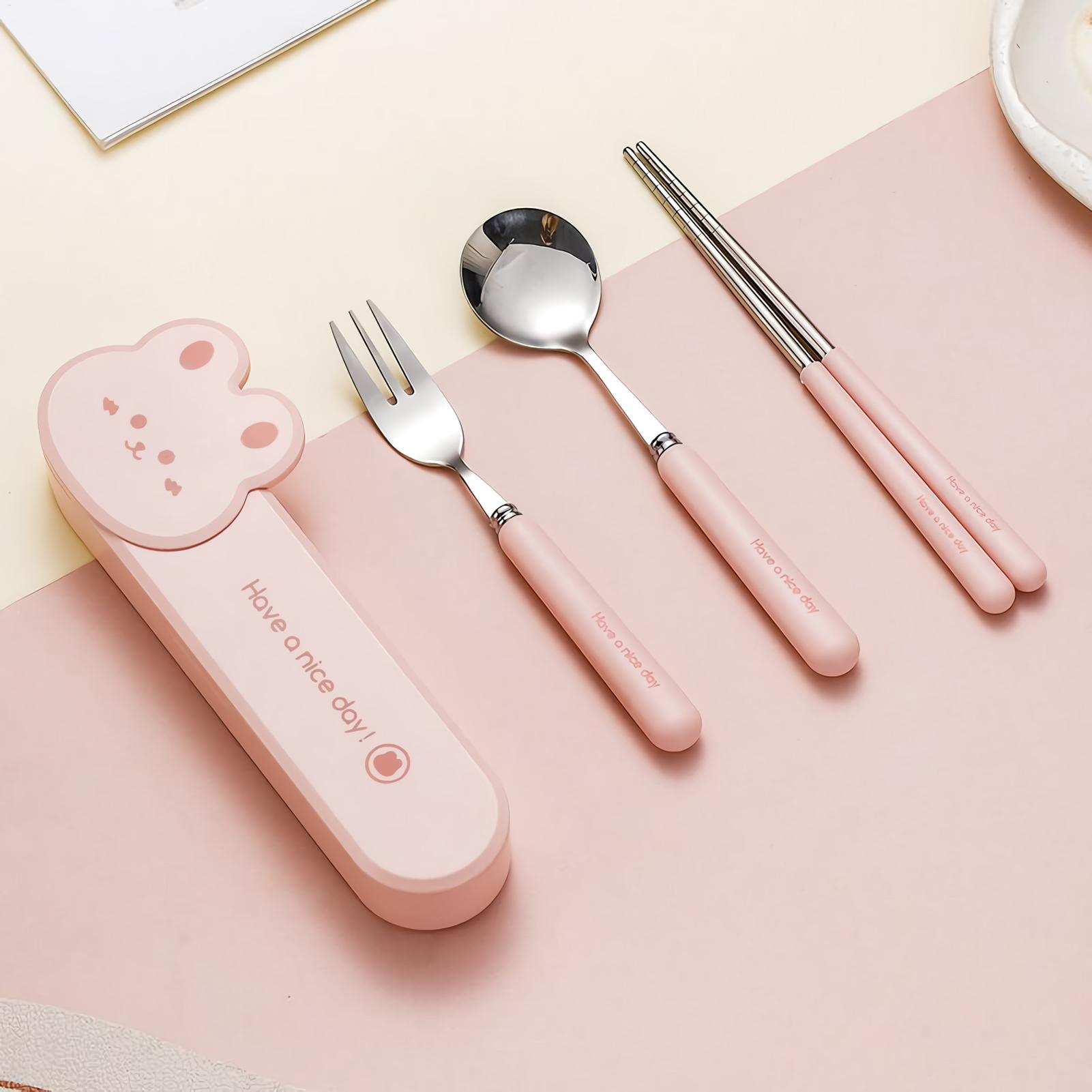 Travel Utensils Lunch Utensil  - Kids.Outdoor Utensils ulasan dan harga