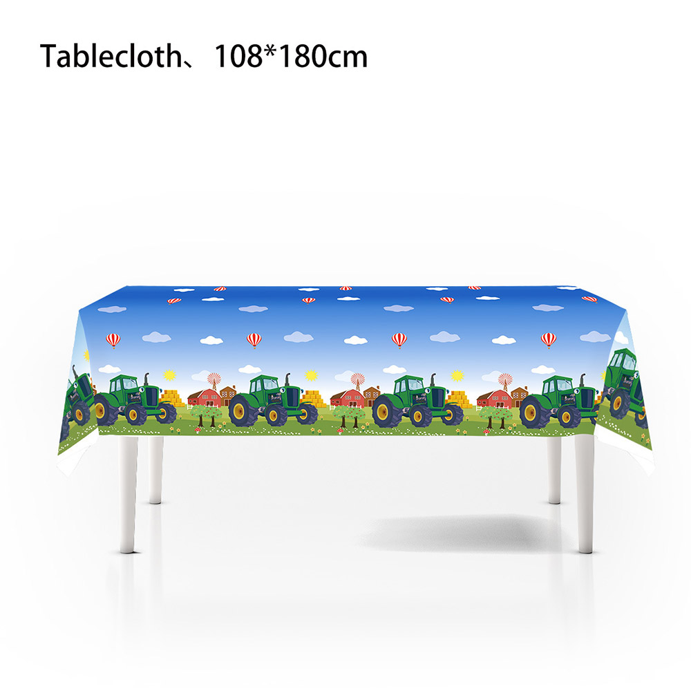 Green Farm Tractor Birthday Pa - Kids Outdoor Digger ulasan dan harga