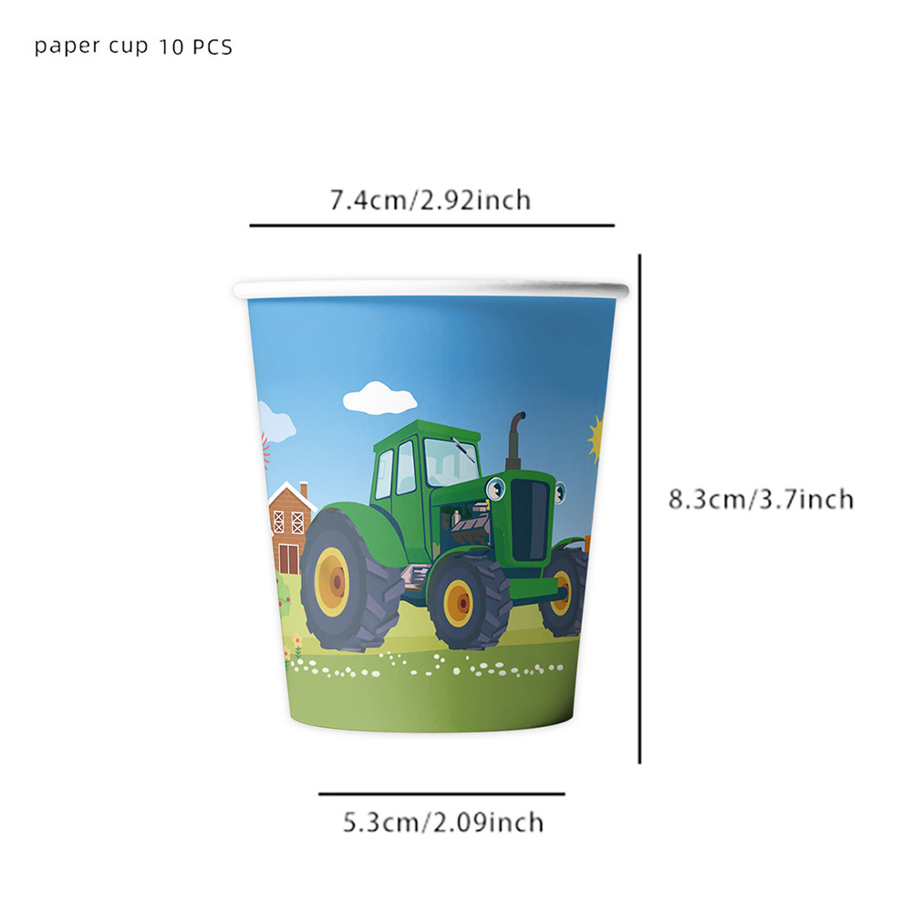 Green Farm Tractor Birthday Pa - Kids Outdoor Digger ulasan dan harga