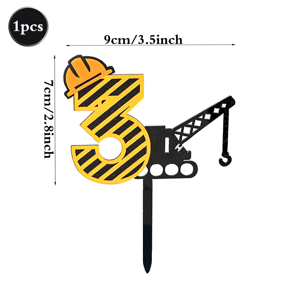 Construction Excavator Acrylic - Kids Outdoor Digger ulasan dan harga