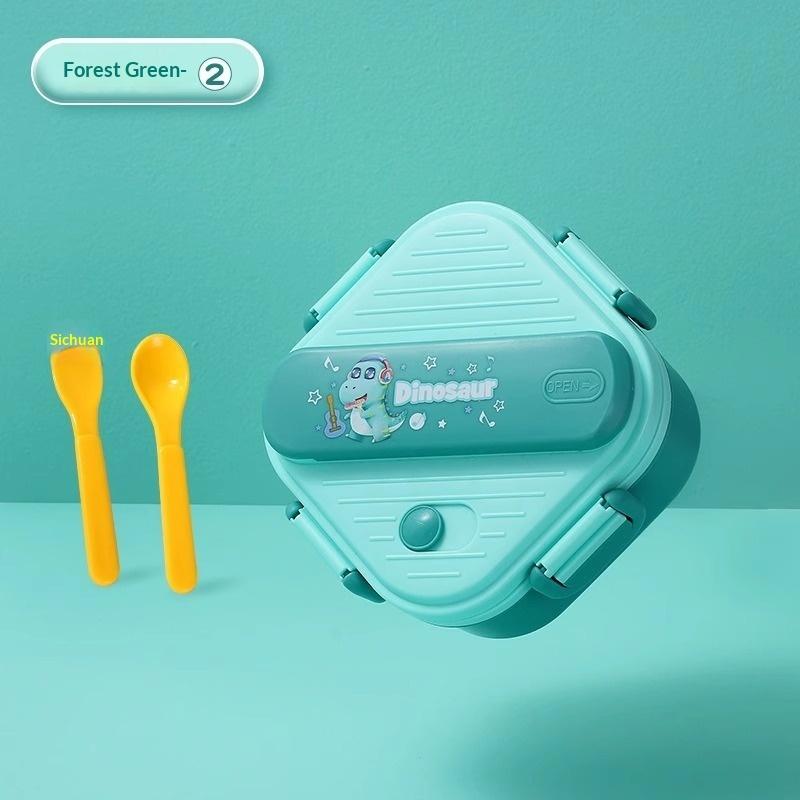 Cute Cartoon Kids 3 Compartmen - Kids.Outdoor Utensils ulasan dan harga