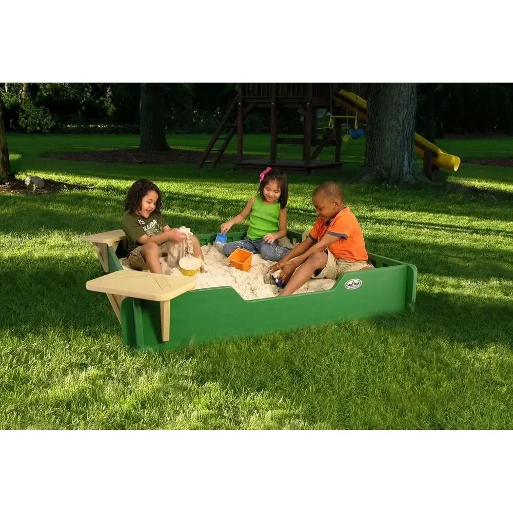 5x5 SandLock Plastic Sandbox o - Kids Outdoor Sandbox ulasan dan harga