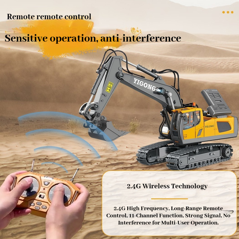 YIGONG Alloy Remote Control En - Kids Outdoor Digger ulasan dan harga