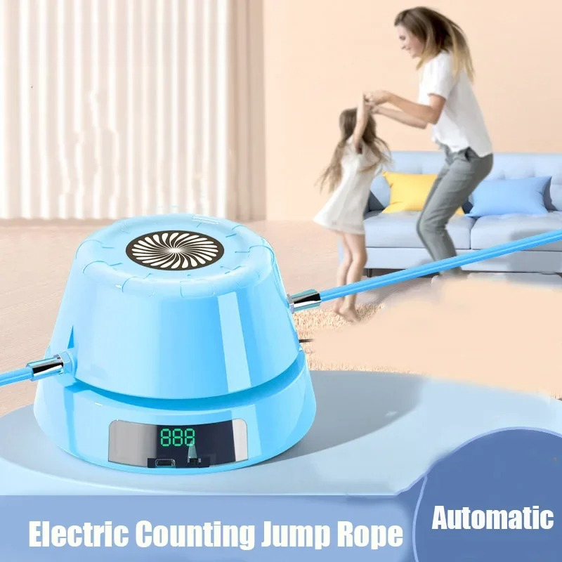 Electric Rope Skipping Machine - Kids Outdoor Jumping Toys ulasan dan harga