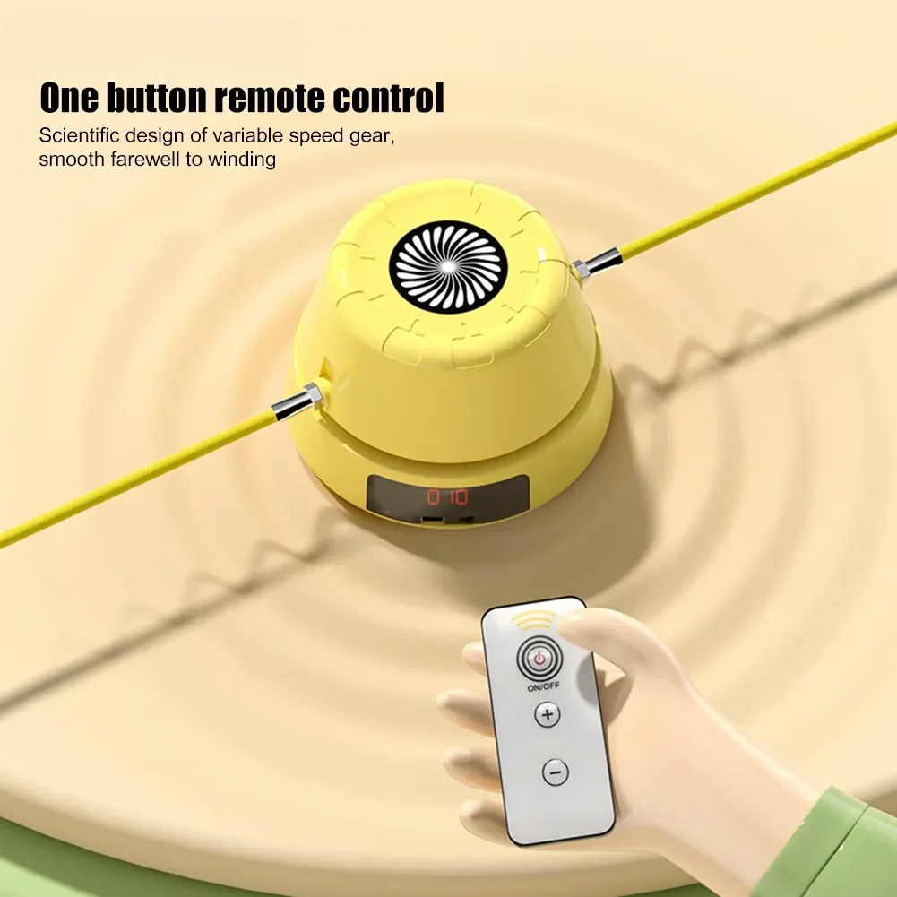 Electric Rope Skipping Machine - Kids Outdoor Jumping Toys ulasan dan harga