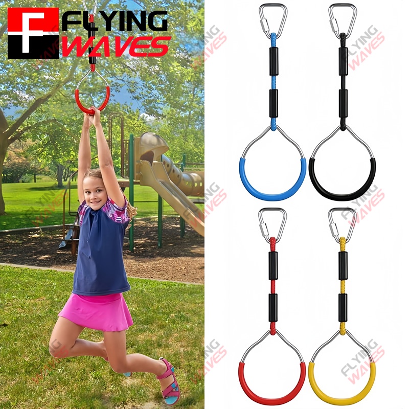 Kids Hanging GYM Ring Swing Cl - Kids Outdoor Obstacle Course ulasan dan harga
