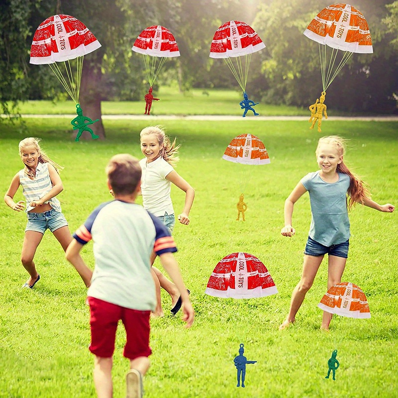 10/100pcs Parachute Toys for K - Kids Outdoor Games Ideas ulasan dan harga