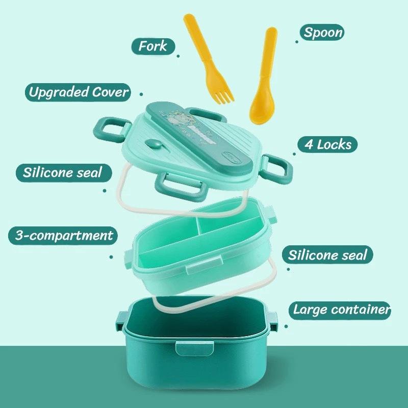 Cute Cartoon Kids Bento Lunch  - Kids.Outdoor Utensils ulasan dan harga