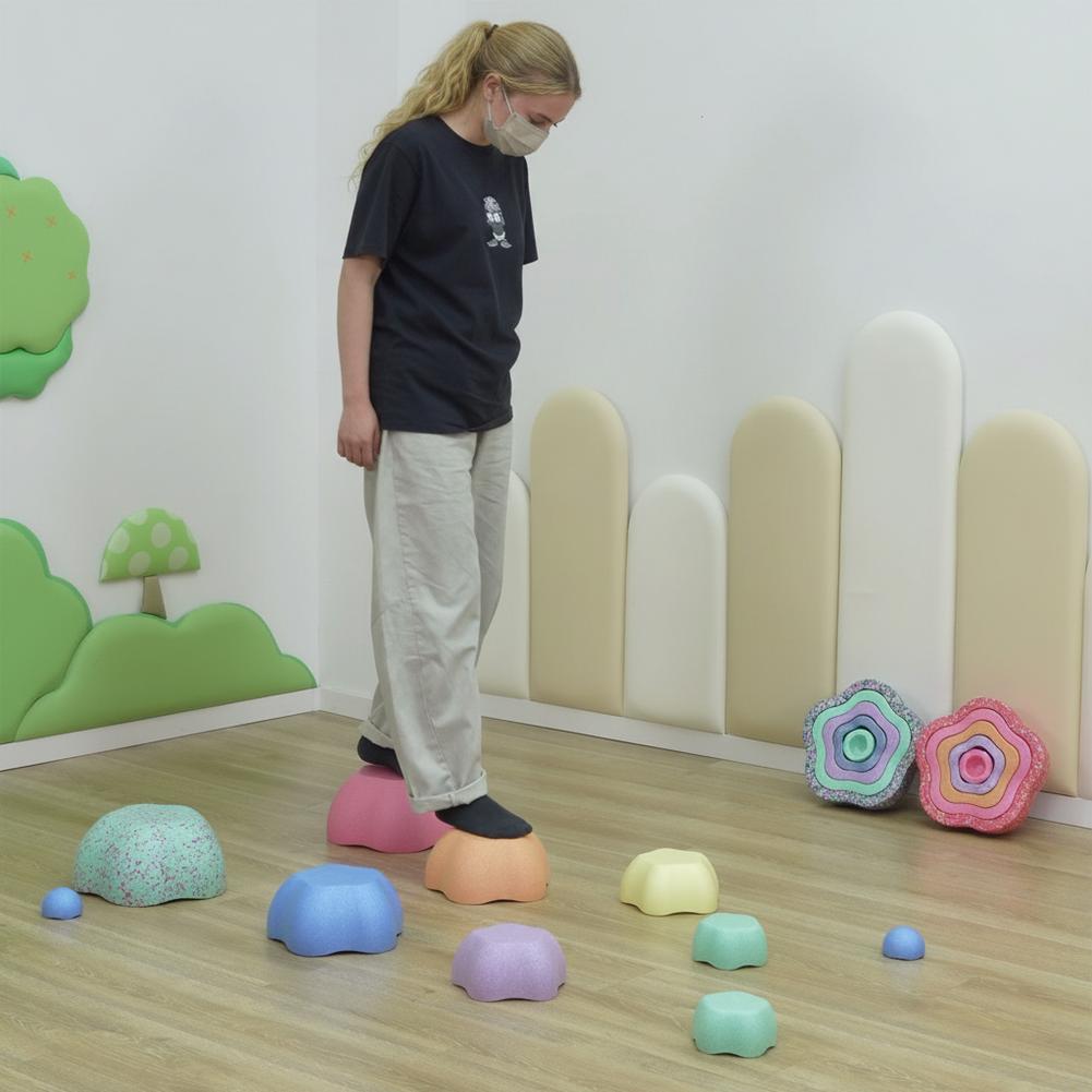 Flower Stepping Stones for Kid - Kids Outdoor Obstacle Course ulasan dan harga