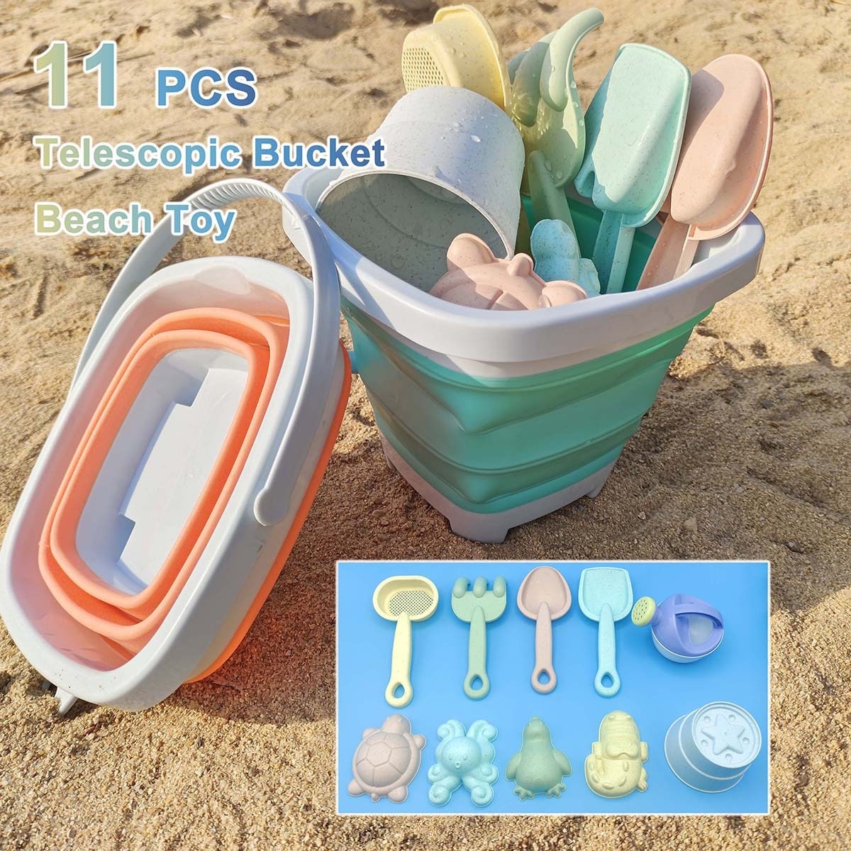 11 PCS Beach Sand Play Water S - Kids Outdoor Sandbox ulasan dan harga