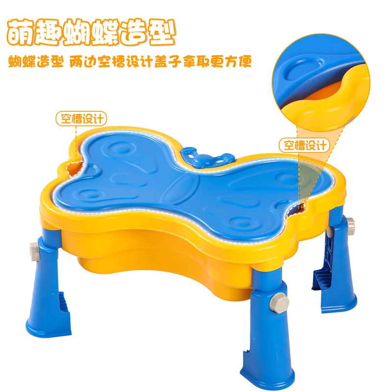 Kids Butterfly Shaped Sand and - Kids Outdoor Activity Table ulasan dan harga