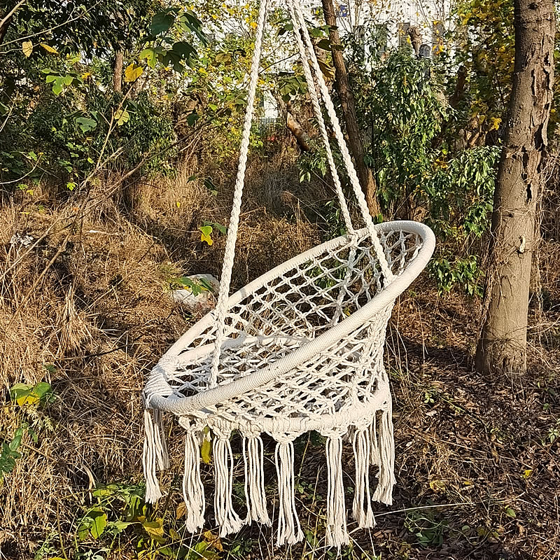 2025 Nordic Garden Handmade Kn - Kids Outdoor Swing Chair ulasan dan harga